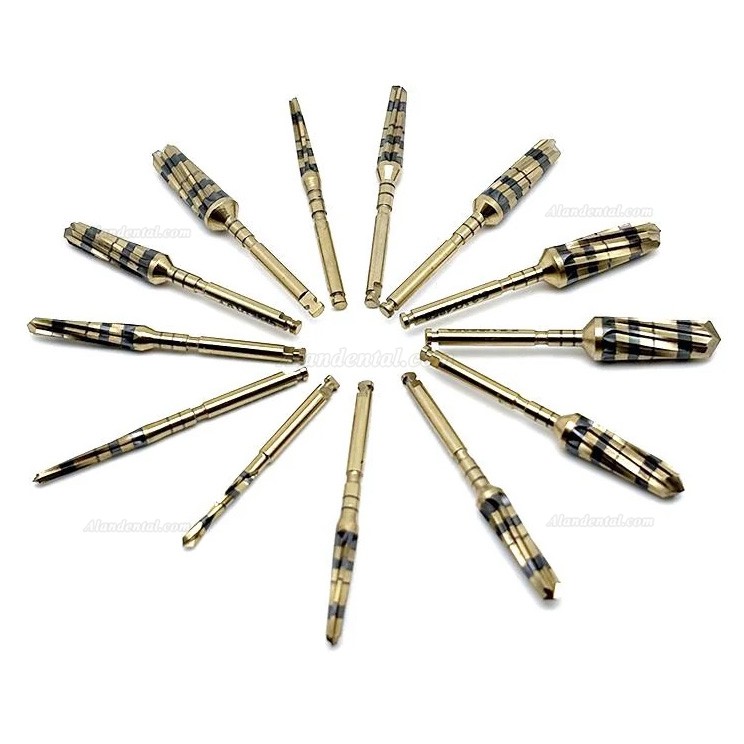 13pcs/Set Dental Osseodensification Bur Implant Maxillary Sinus Lift Drills Kit